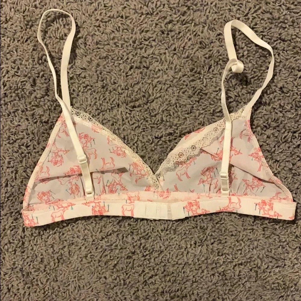 Aerie Reindeer Print Bralette
